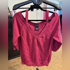 Torrid LoveSick cold shoulder sweater size 2